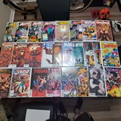 26 Comic Book Lot Absolute Carnage Spawn  Robin Wolverine Spider-man New Mutants 