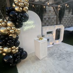 Numbers And Backdrop