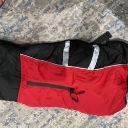  Warm Dog Coat Reflective Dog Winter Jacket，Waterproof Windproof Dog Turtleneck Clothes for Cold Weather, Thicken Fleece Lining Pet Outfit，Adjustable 