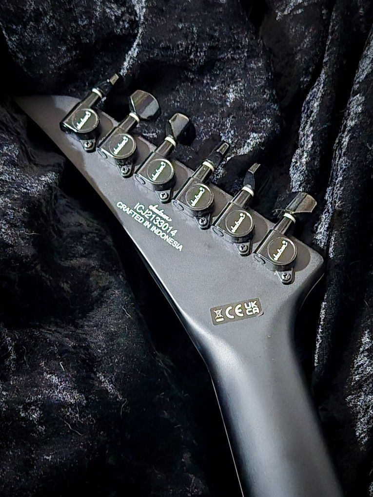 Jackson Warrior WRX24 Neck Through Electric Guitar Black Floyd Rose