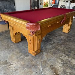Pool Table 7ft ( Free Delivery & Set Up & New Color Felt Of Your Choice )