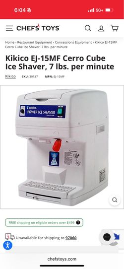 Kikico EJ-15MF Commercial Grade Ice Shaver