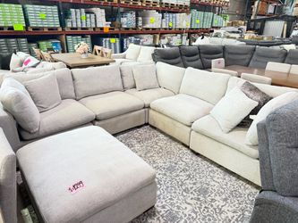 Thomasville Lowell 6 piece Grey sectional