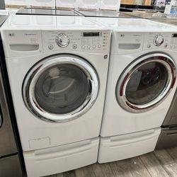 LG washer and dryer set electric XL Capacity