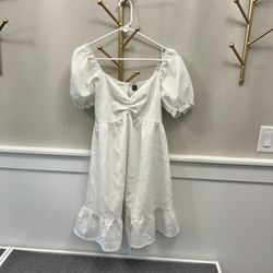 White Baby Doll Dress - Large $10