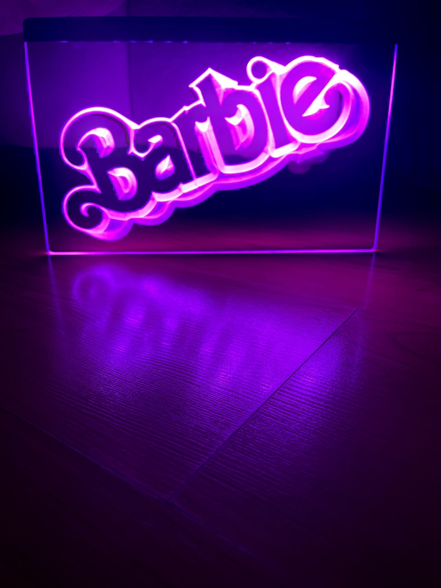 BARBIE LED NEON LIGHT SIGN 8x12
