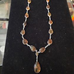 Raw Amber Necklace 