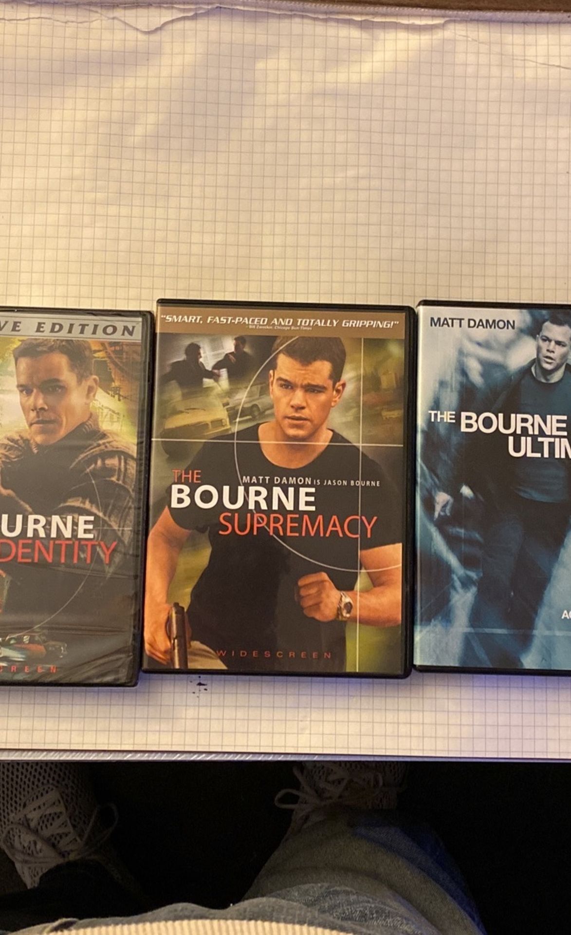 Bourne 3 Dvds