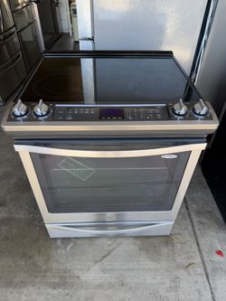 Whirlpool Electric stove stainless steel sliding
