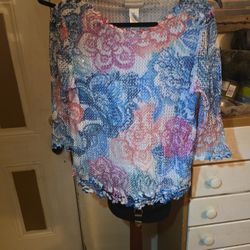 Ladies Mes Mg And Sequin Top