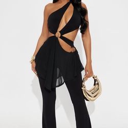 Backless Jumpsuit ! Size Large 