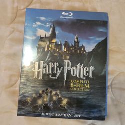 Harry Potter Complete 8 Film Blu Ray Collection Box Set