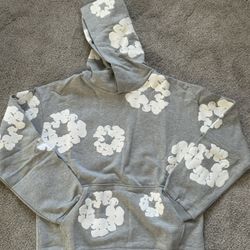 Grey/White Denim Tears Hoodie