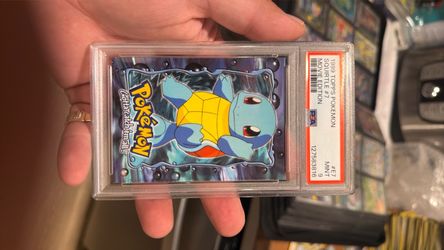 1999 Topps Pokemon Squirtle #7 Movie Edition PSA 9