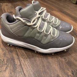 Air Jordan 11 Low Golf Shoes Cool Grey