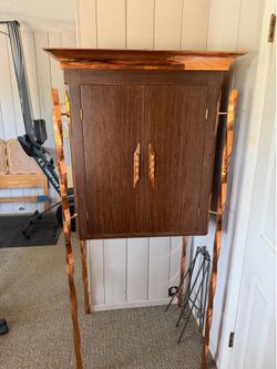 Custom Cabinet with Bronze Metal