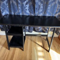 Black wood table/desk