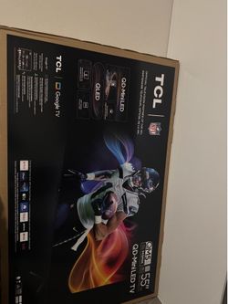 New in box TCL 55” QD-Mini LED tv 55qm5k