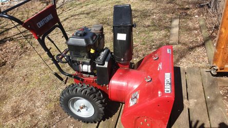 Snow blower..