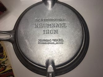 Buy the Vintage Nordic Ware Scandinavian Krumkake Iron