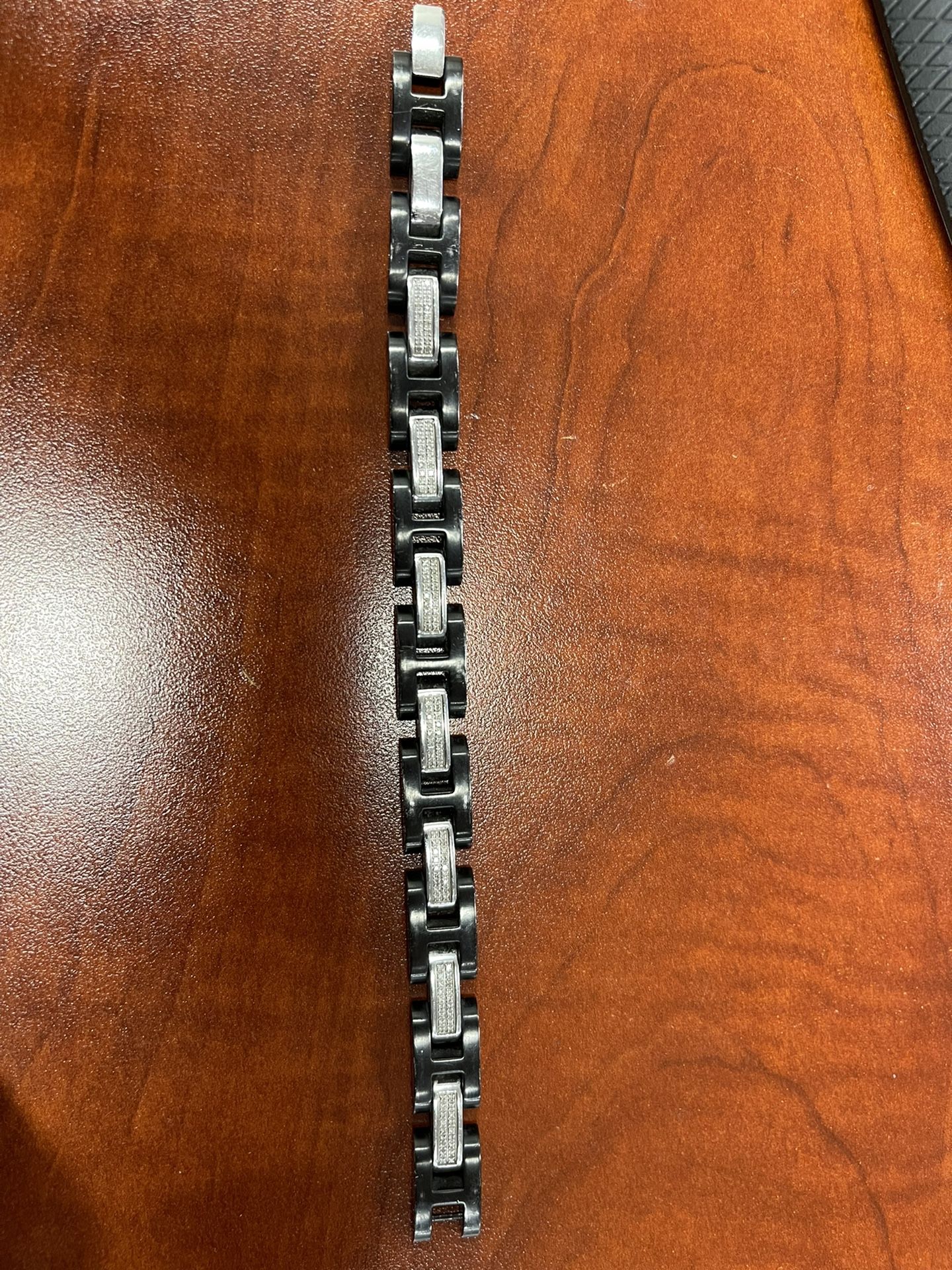 MGW Stainless Steel Diamond Bracelet