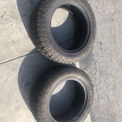 2 X 225/65r17 AT Atlander Tires Good 80% Treads Tires 2022 DOT
