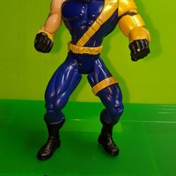 Vintage 90's X- MEN AFTER XAVIER THE AGE OF APOCALYPSE CYCLOPS Action Figure with Weapon Toy Biz