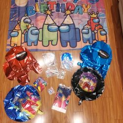 Among Us Birthday Party Supplies 