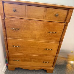 Vintage dresser solid wood West Seattle