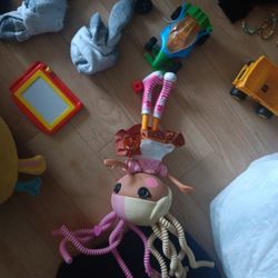 Vintage Lalaloopsy Silly Hair Doll Scoops Waffle Cone Doll 13" Ice Cream