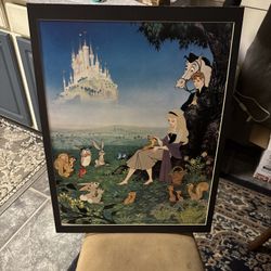 Original 1959 Sleeping Beauty Poster Print. 