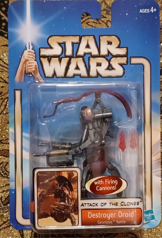 Star Wars Destroyer Droid Geonosis Attack Of The Clones Action Figure