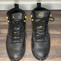 Size 14 - Jordan 12 Retro Mid Black Taxi