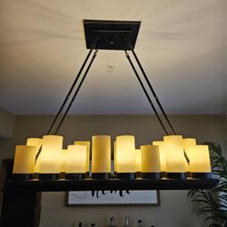 18 LED Bulb Chandeleir Light Fixture 48"