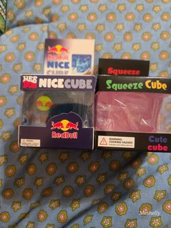 Red Bull Energy Drink Needoh And Squeeze Cube Set