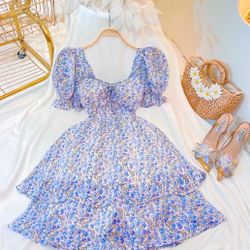 Brand New Chiffon Mini Dress / XS - Small