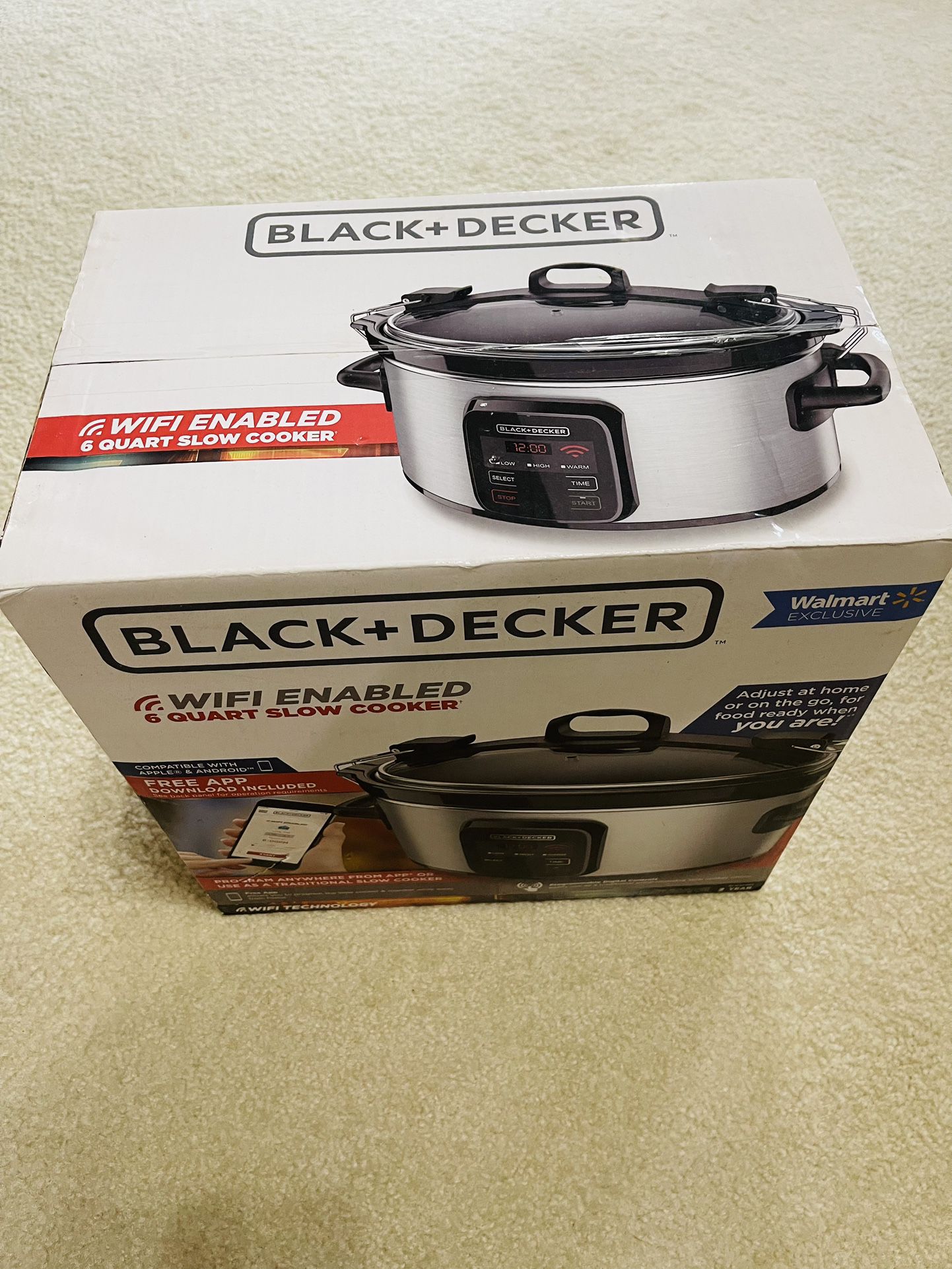Brand New Black & Decker 6 Quart Slow Cooker
