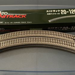 Kato N Scale Unitrack Curved R315-45