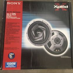 SONY 1000W 12” SUBWOOFER