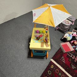 lemonade and ice cream cart toys 