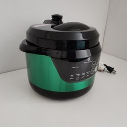 Cook's Essentials 2qt Digital Stainless Steel Pressure Cooker Green
