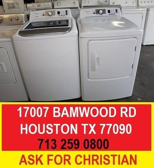 54 DOWN! Insignia Washer and Electric dryer for Sale in Houston, TX