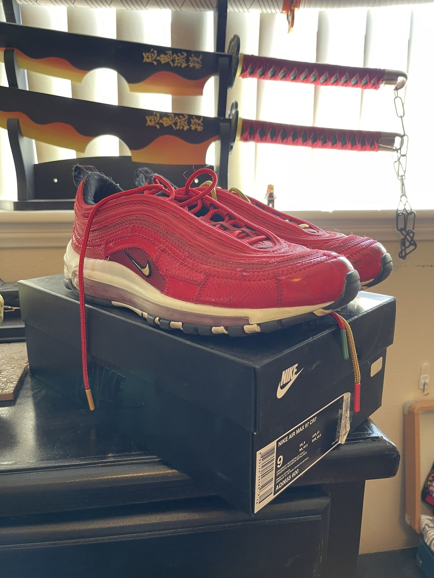 Deals Nike All Red Air Max 97 Cr7 Red Cr7 Nike Schuhe Air Max 97