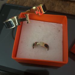 Hermes Bracelet And Ring