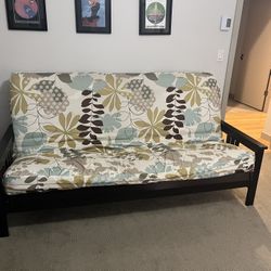 Extra Fluffy Futon With Frame -no Stains 