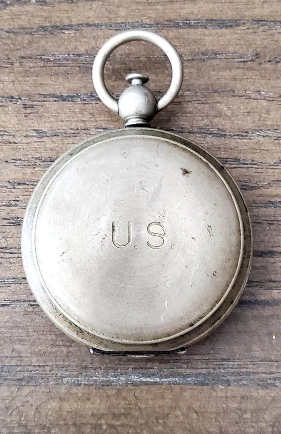 Original Wittnauer WWII U.S. Army Military Pocket Compass-Antique/Vintage