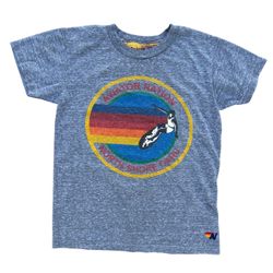 Aviator Nation North Shore Oahu Surf Signature Short Sleeve Shirt Size Youth 10