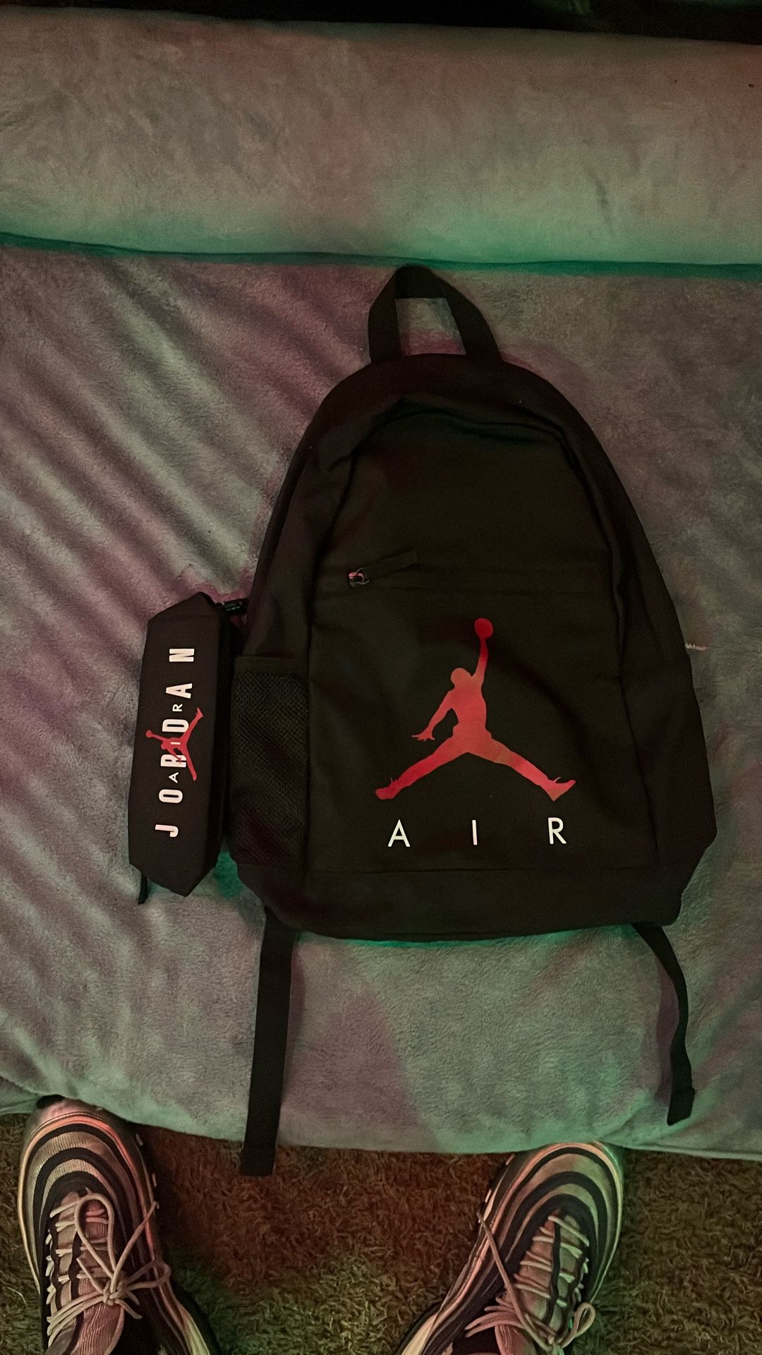 Nike Air Jordan Backpack Laptop Bag Unisex Bag Multi Color Black US