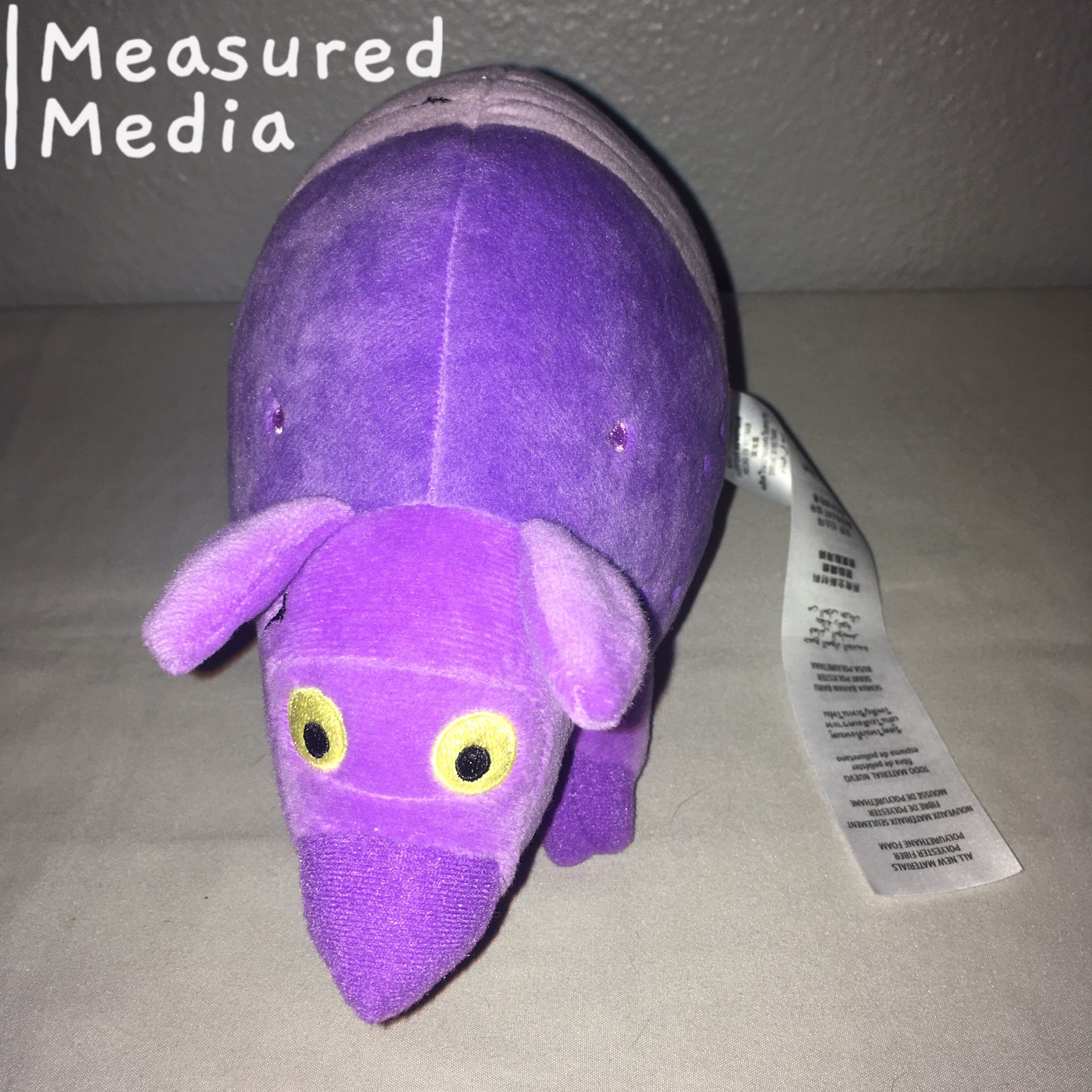 USED Disney Parks Jessie’s Critter Carousel Purple Armadillo Plush 9" Toy Story