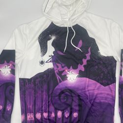 Oogie Boogie, Nightmare Before Christmas, Adult Lightweight Pullover Hoodie, Lg *NEW*